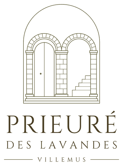 Logo du Prieuré des Lavandes, Villemus